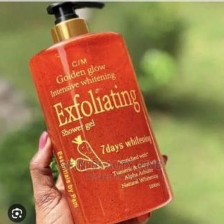 Golden glow exfoliating shower gel