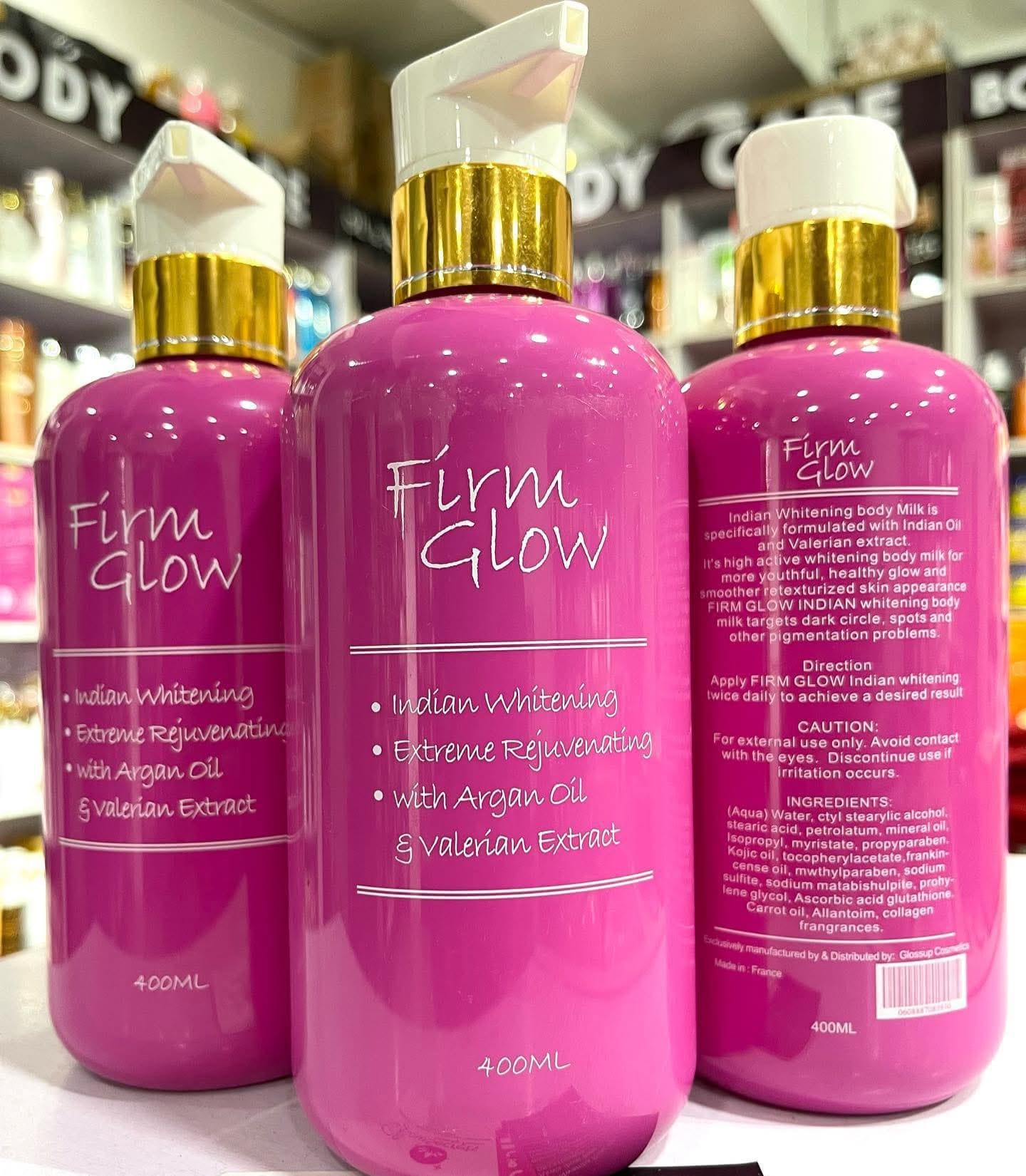 Firm glow indian whitening lotion