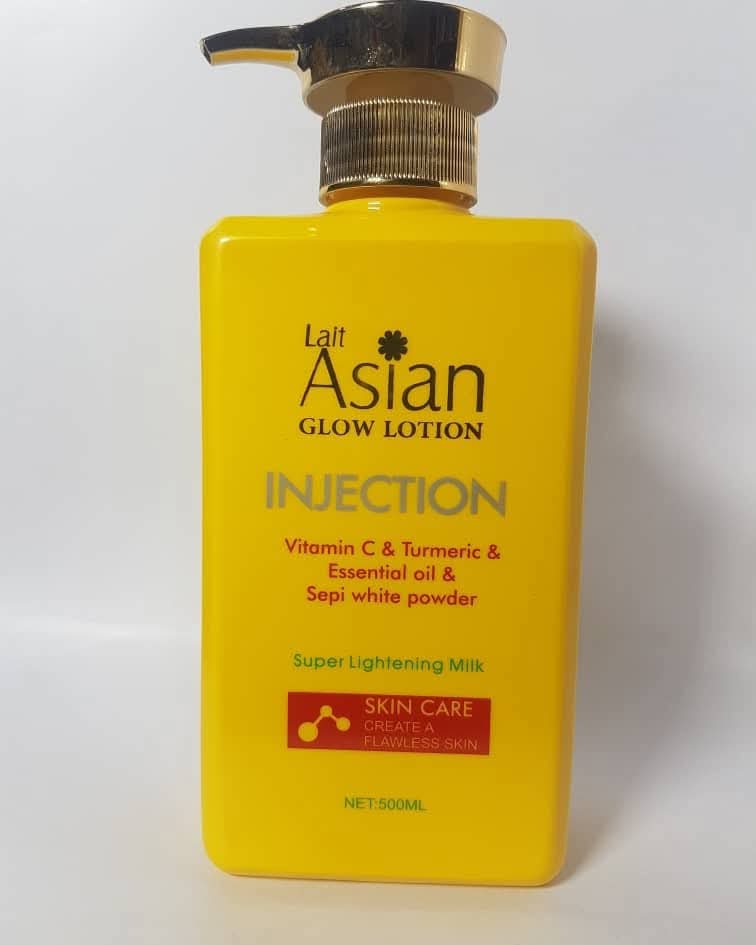 Lait Asian Glow Injection Body Care Lotion with Vitamin C, Turmeric, and Essential Oil for Smooth and Flawless Skin Whitening Skin Care
