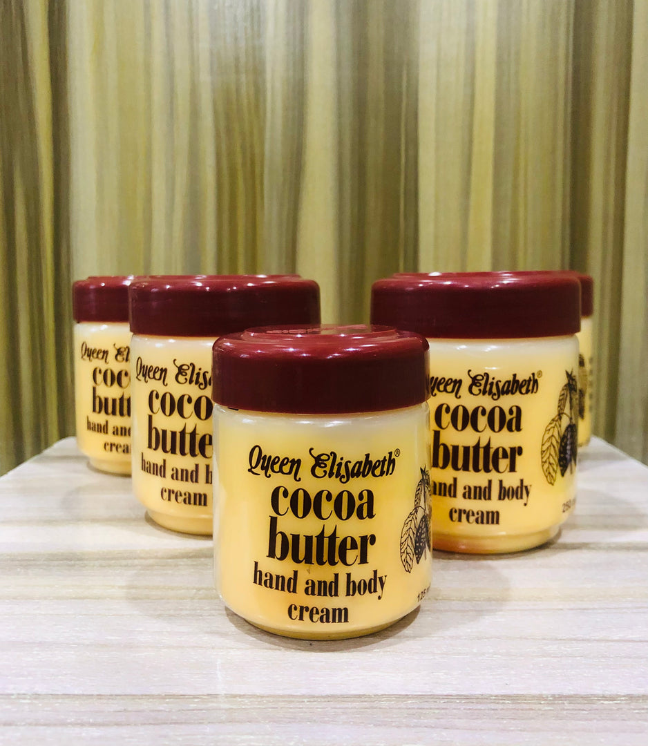 Queen Elisabeth Cocoa Butter Hand and Body Cream for Body Care - Lotions Glycerin