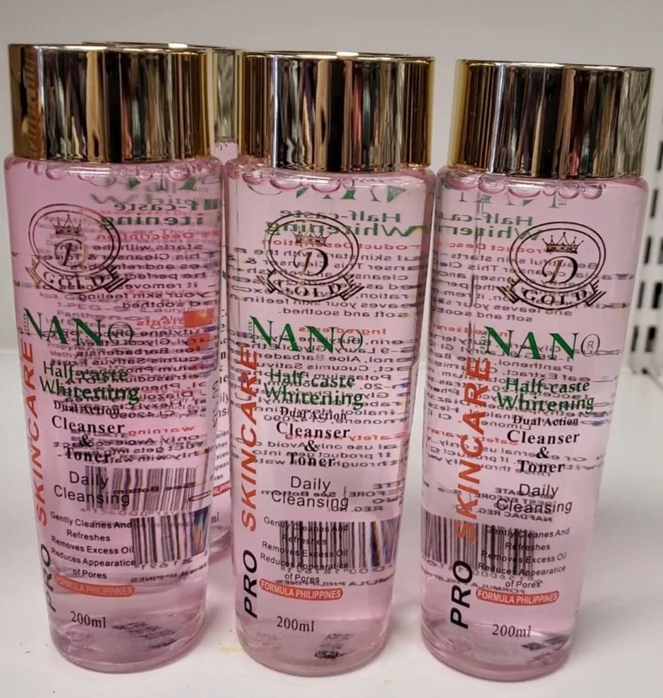 Facial Cleanser - Nano Halfcaste Whitening Cleanser for Lovely Skin - Skincare Cleansing