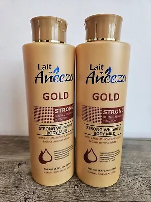 Lait Aneeza Strong Whitenizer Gold Lotion 500ml - Moisturizers for Skin - Skincare Body Care